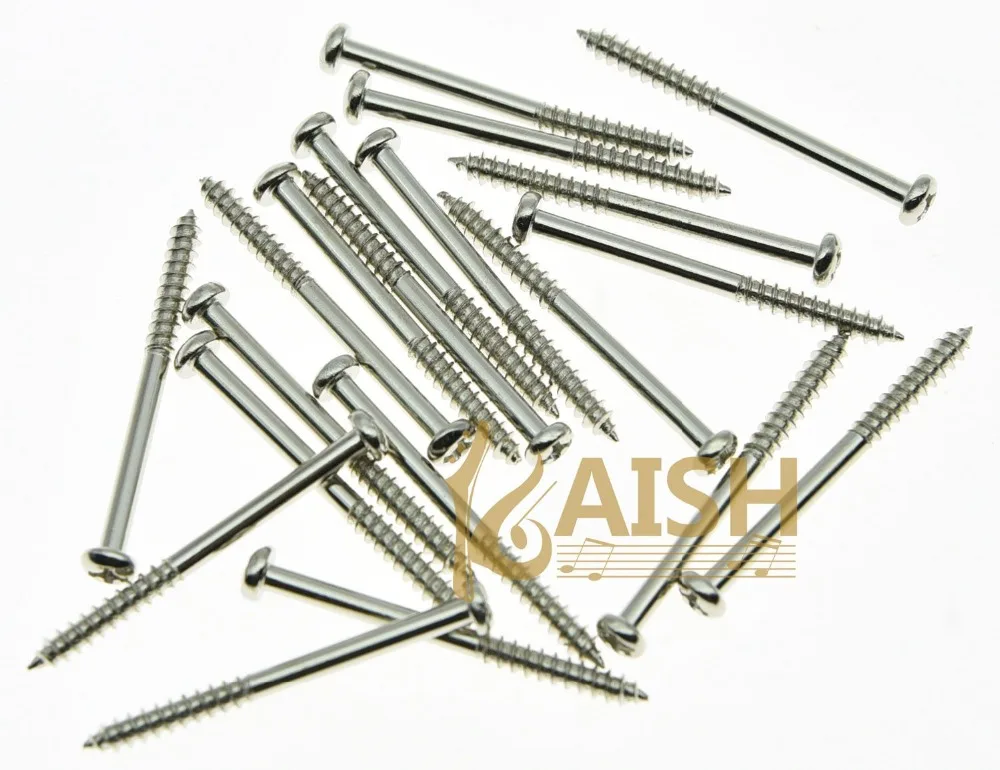 20x Bass Pickup Mounting Screws for P Bass Jazz JBass and P90 Pickups