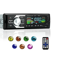 Car Stereo FM Radio MP3 Audio Player Support BT Phone with USB/SD MMC Port Car Electronics In-Dash 1 DIN Wireless Remote Control