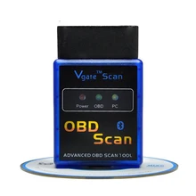 Latest Version MINI Bluetooth ELM 327 Vgate OBD2 / OBDII Scan Tool ELM327 V2.1 Diagnostic interface