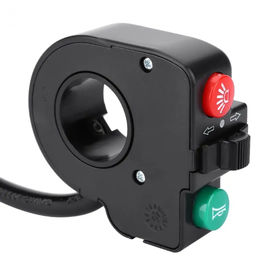 Sale Ebike 3 in 1 Light Horn Turn Switch Button Electric Bicycle Head Light Bell Switch for Mountain Bike E-Bike Electric Scooter 2