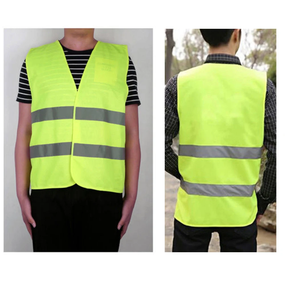 

2018 Reflective Vest High Visibility Fluorescent Safety Vest Outdoor Safety Clothing Running Contest Vest Light-Reflective Vest