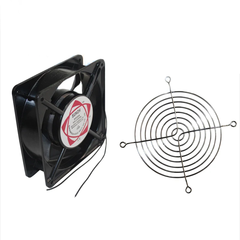 

120x120x38 standard size 220V AC axial high RPM 120mm computer case CPU cooling fan