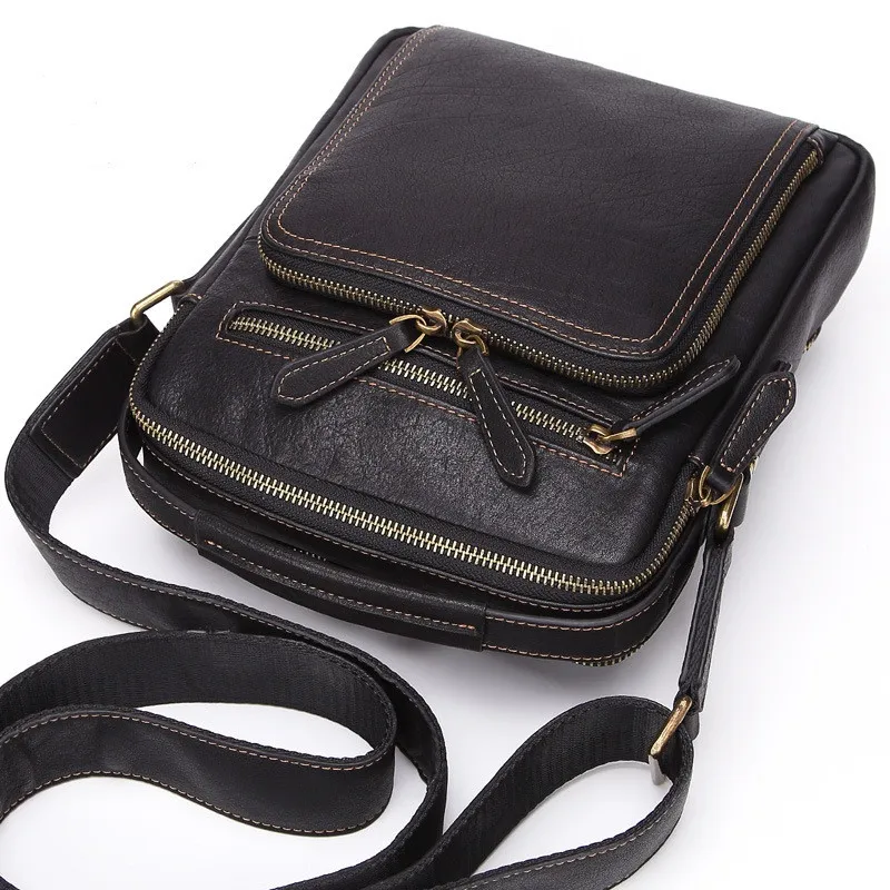 

Uniego Fashion Genuine Leather Men Shoulder Bag Tote Bag Casual Male Messenger Bag Handbags High Quality Men Crossbody Bag HB181