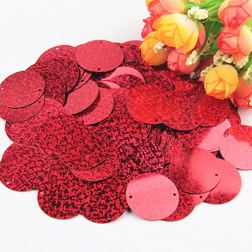 Paillettes Rotonde 10-25mm Per Decorazioni Fai Da Te - Colori Mix, Ideali Per Abiti, Borse E Accessori - Foto 3