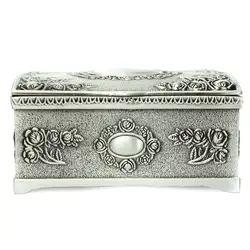 Винтажные черные серебряные ювелирные изделия ожерелье футляр для браслета хранения Органайзер держатель чехол