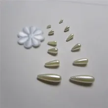 Gotas forma pedazo perla Accesorios Para el Cabello diy alta imitación perlas belleza del teléfono de DIY esencial 4*8mm-10*30mm 50g