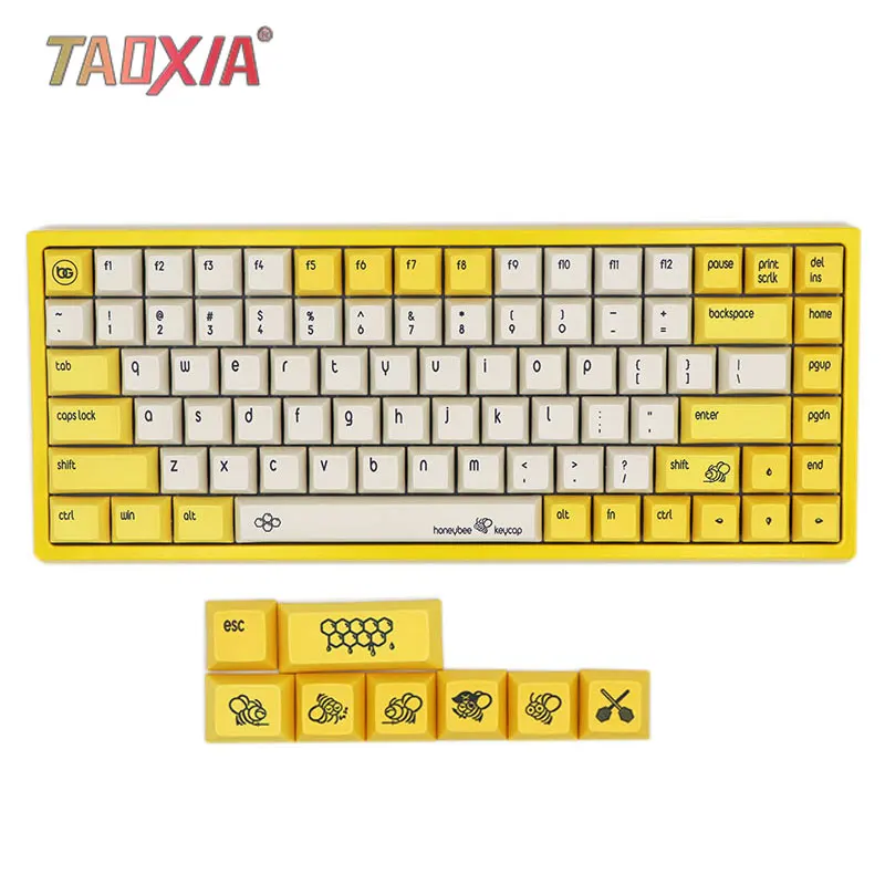 Новая сублимационная механическая клавиатура DSA Bee с колпачками клавиш GH60/64