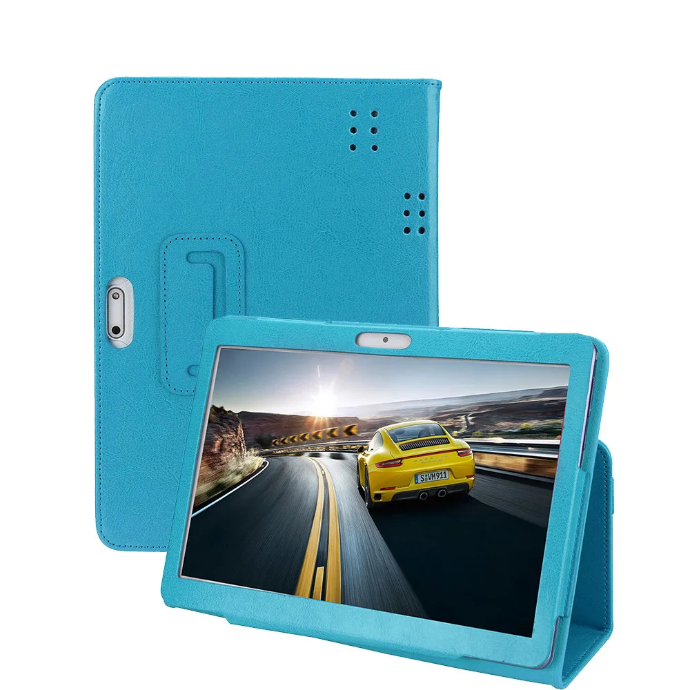 Универсальный кожаный чехол книжка с подставкой для 10 1 дюймов Android Tablet PC 20J Прямая