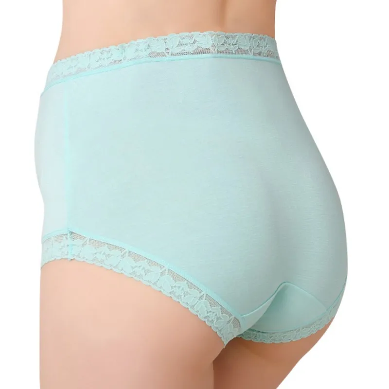 Women Cotton Model Panty High Waist Breathable Trigonometric Panties Female Underwear Body Shaping Briefs 2019 Plus Size