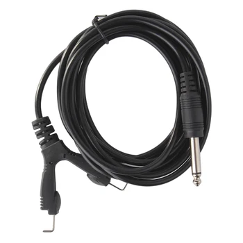 

2pcs Tattoo Clip Cord for Food Tattoo Machine Gun 250cm Black Flexible Cable Line Body Art Permanent Makeup Kit Tools Supply