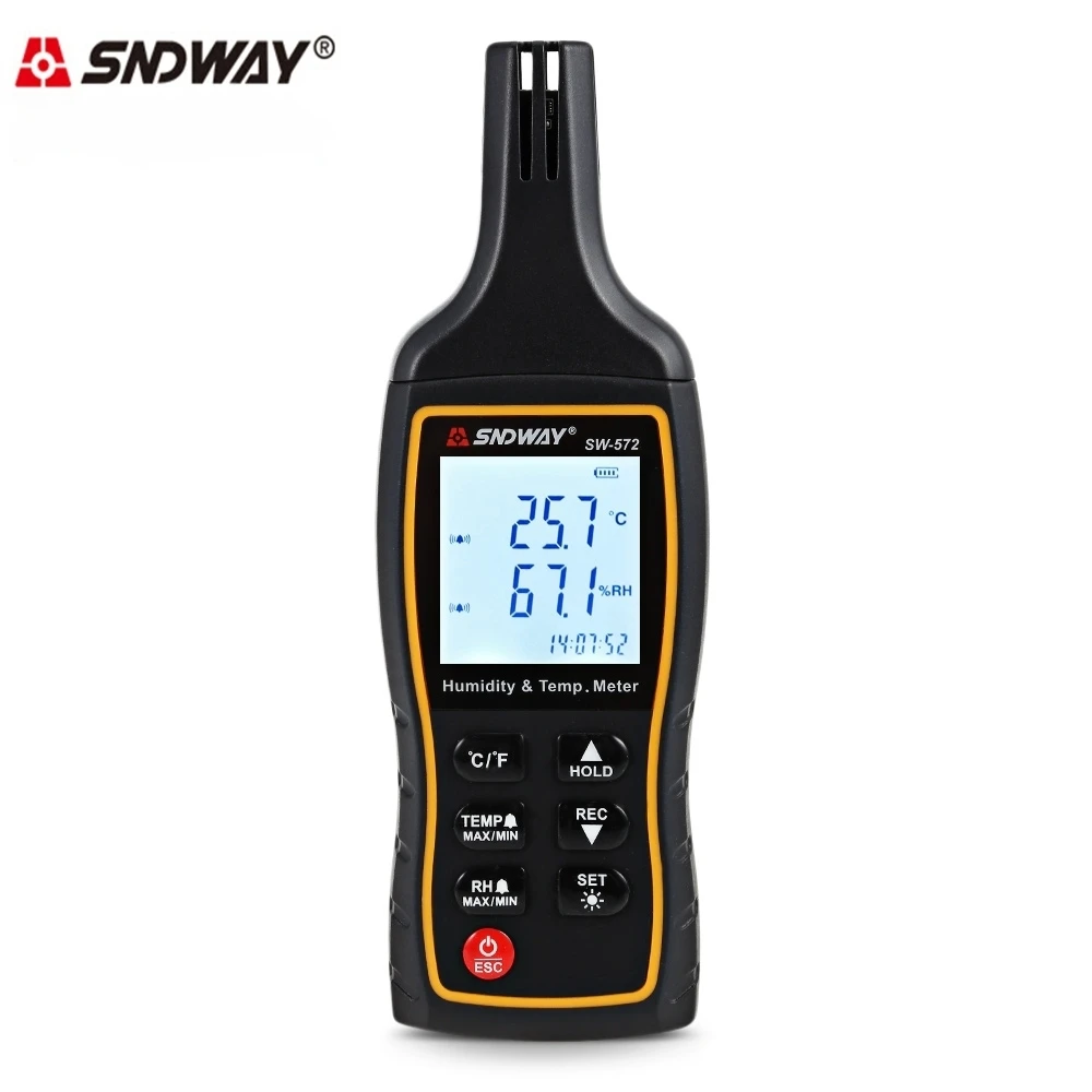 

Digital LCD Thermometer thermo Hygrometer indoor temperature Humidity meter tester monitor Weather Station data hold Alarm Clock