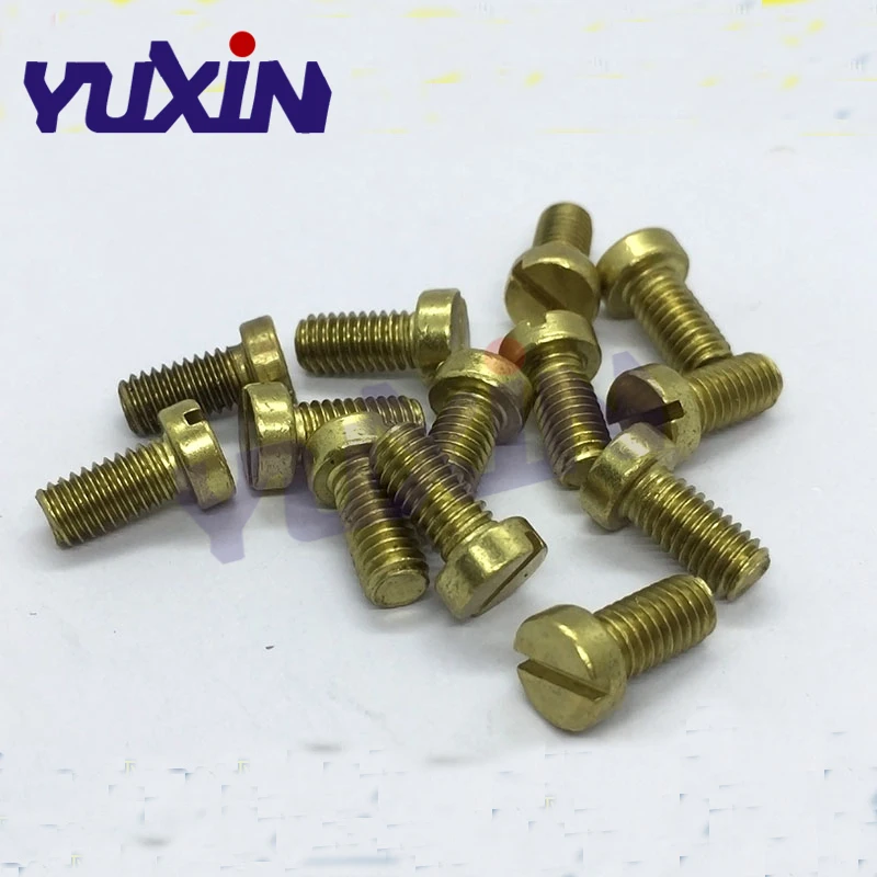  M2.0 Brass slotted cheesehead bolt pkt 10 M2.5 & M3.0 washer & nut