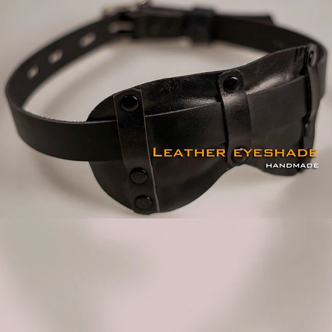 Luxury Customize Handmade Leather Eyeshade Eye-mask Fetish Wear