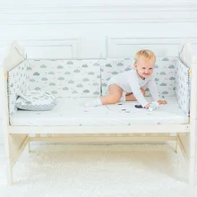 Хлопок детский бампер модная Горячая Детская кроватка бампер детская кровать, детская кроватка бампер безопасная защита для использования ребенка 120 см* 30 см