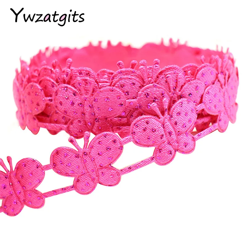 

ywzatgits 2 yards Approx 20mm Embellishment Ribbon Lace Trim Handmade Packing Material DIY Sewing Decoration YP0607