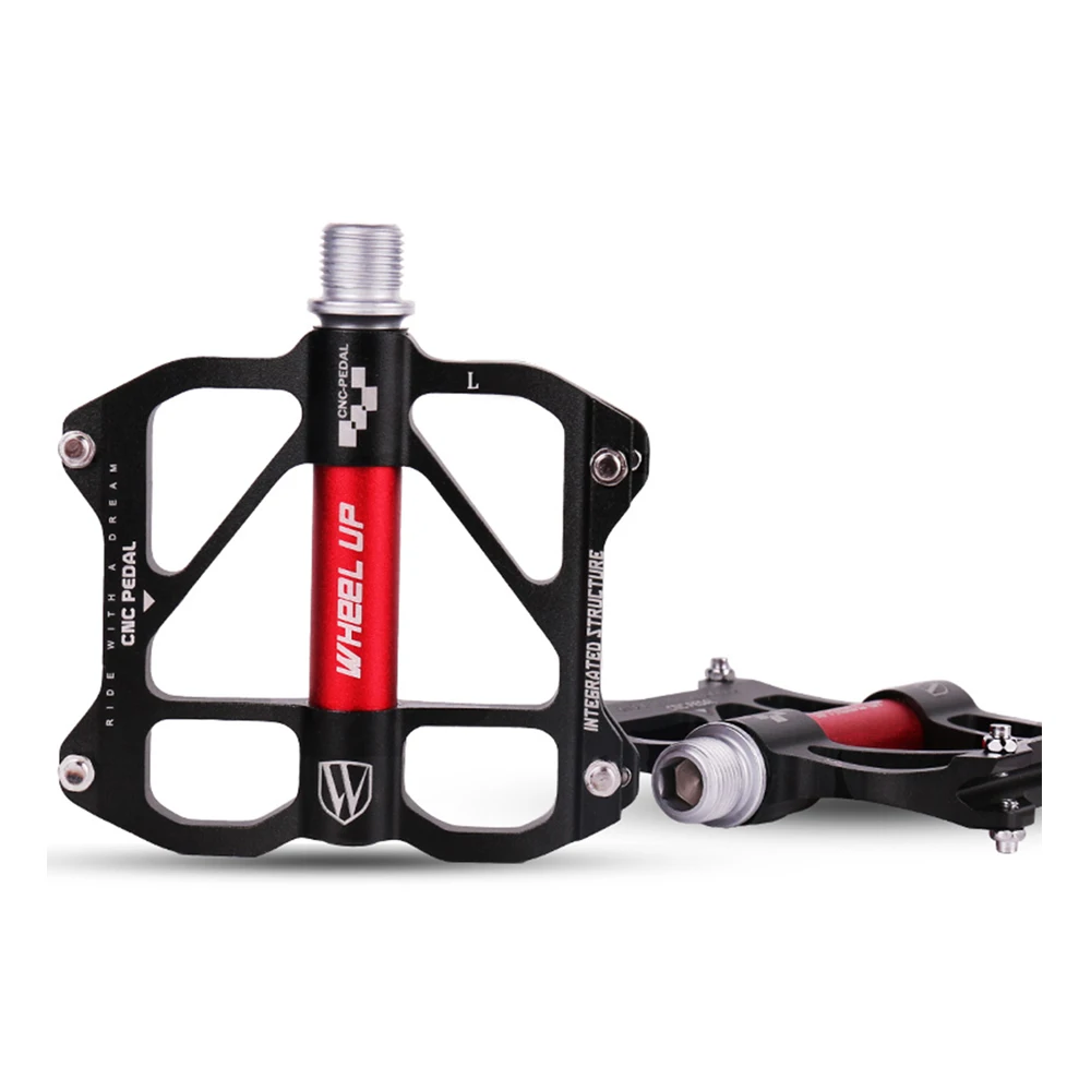 

WHEEL UP Closed Bearings MTB Bicycle Ultralight Pedals 6061 Aluminum Alloy Body 3 Bearings BMX Bike Pedal Cycling Accessories