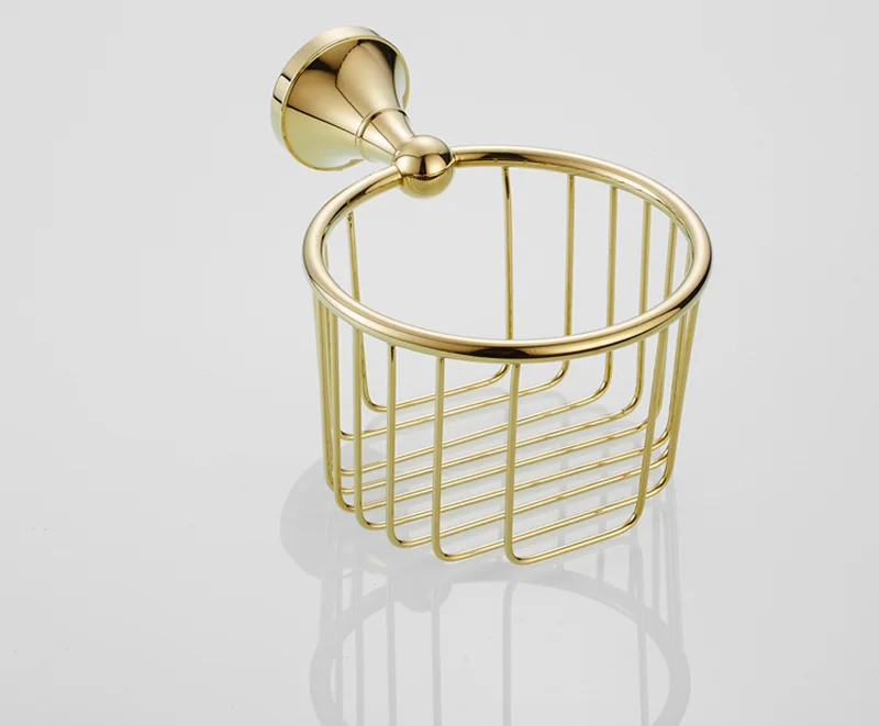 gold paper holder decorative
