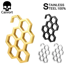 Casvort Новое поступление тяжелое ухо вес нержавеющая сталь 316 L ушные измерители пирсинг туннели ювелирные изделия для тела 2 шт Лот пара