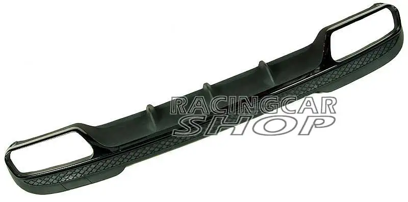 E63 Style Black Series diffuser/Exhaust Tips combo For Mercedes W212 E-Class E200 E220 E250 E300 E350  E500 E550 AMG Sport Bumper 2014UP