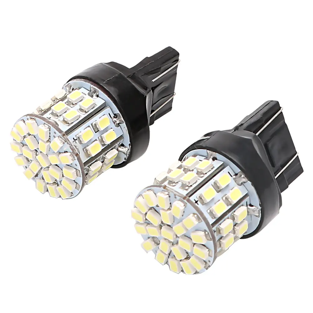 FORAUTO 1 пара W21/5 W 50SMD Автомобильный светодиодный тормозной светильник T20 7443 резервный светильник s стоп задняя лампа авто Поворотная сигнальная лампа