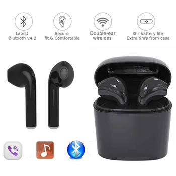 

TEAMYO TWS Mini Wireless Bluetooth Earphone Stereo Earbud With Charging Box Sports Headsets Mic for iPhone Xiaomi Samsung Huawei