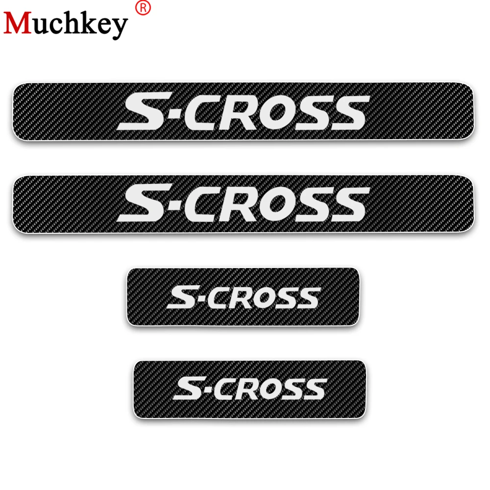 2 x 3D 4 RING LOGO Door Step Emblem plate Sills Interior Exterior Badge Sticker