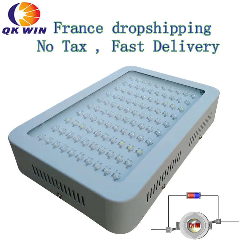 

Rassia and France in Stock 1000W LED Grow Light 100x10W with double chip 10W chip leds Full Spectrum LED Grow Light