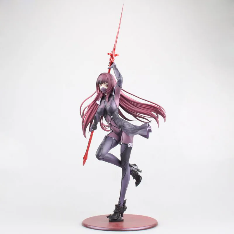 28 см аниме фигурка Fate/Grand Order слуга Scathach Lancer длинное копье Ver 1/7 Fate Stay Night Сексуальная Модель Коллекционная кукла