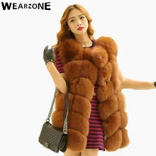 Women Slanting lapel real fur long vest fox fur vest silver Female fox fur vest rabbit fur vest A variety of color