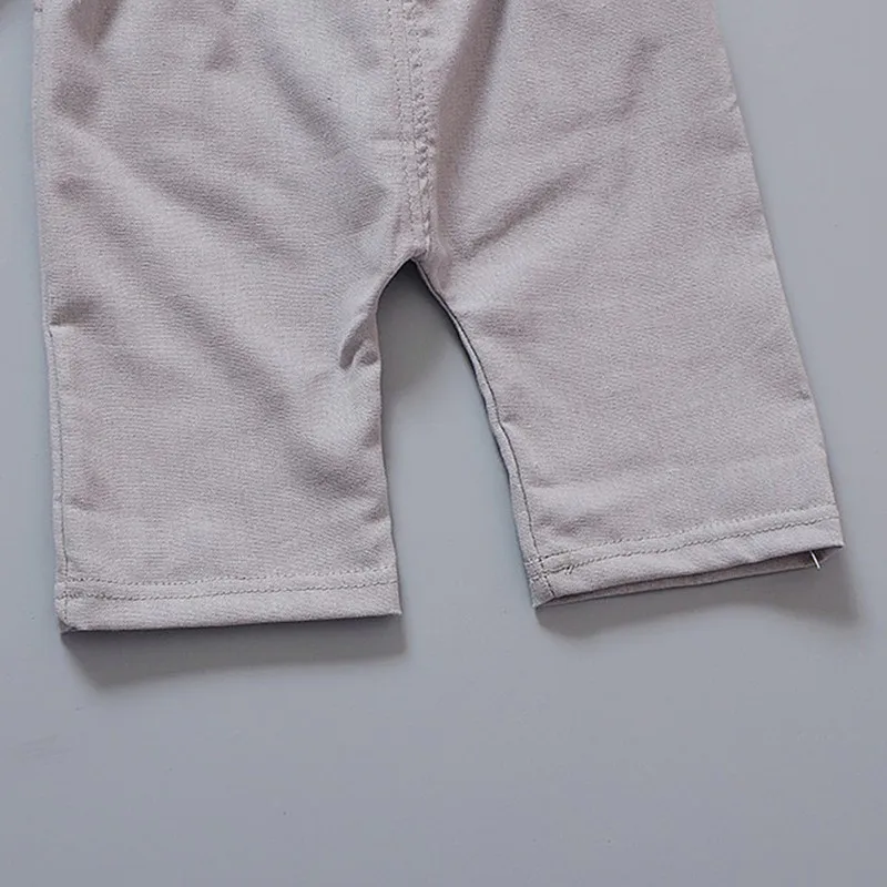 Одежда для маленьких мальчиков г. Летняя брендовая одежда для младенцев футболки с короткими рукавами и Рисунком Слона Топы штаны в полоску, детские беговые костюмы