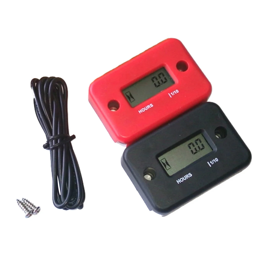 Waterproof LCD Display Digital Hour Meter Inductive Hour Meter Tachometer for Bike Motorcycle Snowmobile Marine Engine Waterproof LCD Display Digital Hour Meter Inductive Hour Meter Tachometer for Bike Motorcycle Snowmobile Marine Engine
