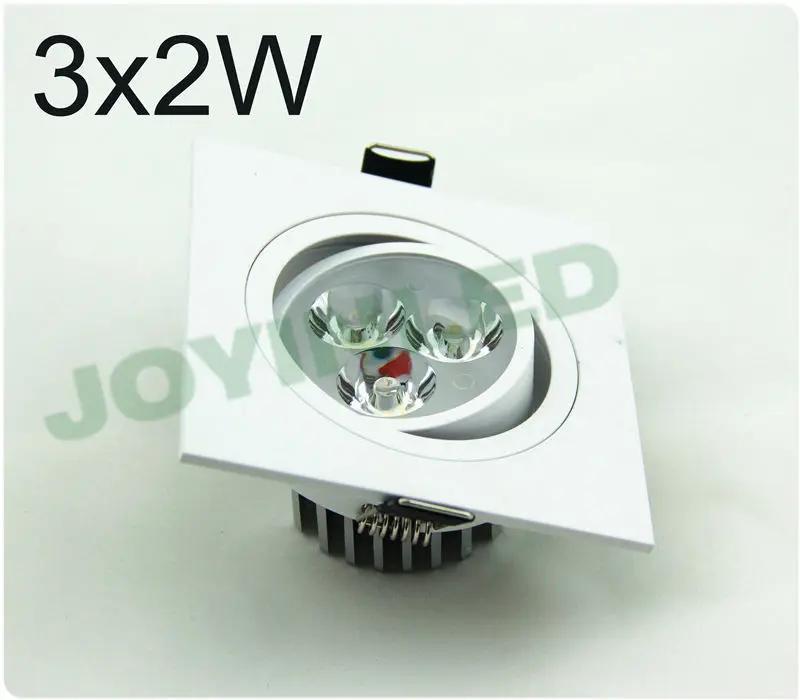 3W 6W 500-550LM Սպիտակ / տաք LEDերմ LED Առաստաղի - Ներքին լուսավորություն - Լուսանկար 2