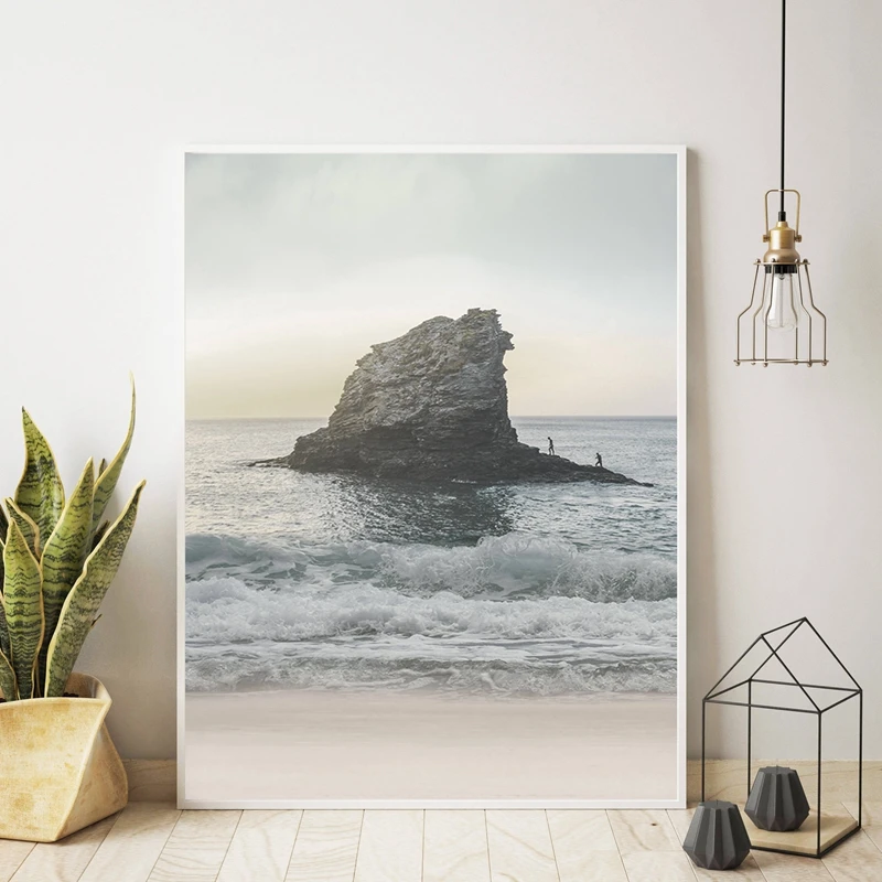 beach canvas print living room decoration