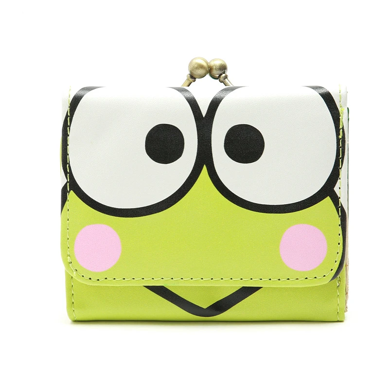 Boys Girls Cartoon Anime Keroro Designer Foreign Frog With Big Eyes Coin Purse Wallet Tri Fold Purses Wallets Aliexpress