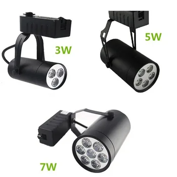 

4pcs Led track light dimmable 3W/5W/7W Aluminum Led spotlight Energy Saving LED lamp spot light showroom surface mounted light