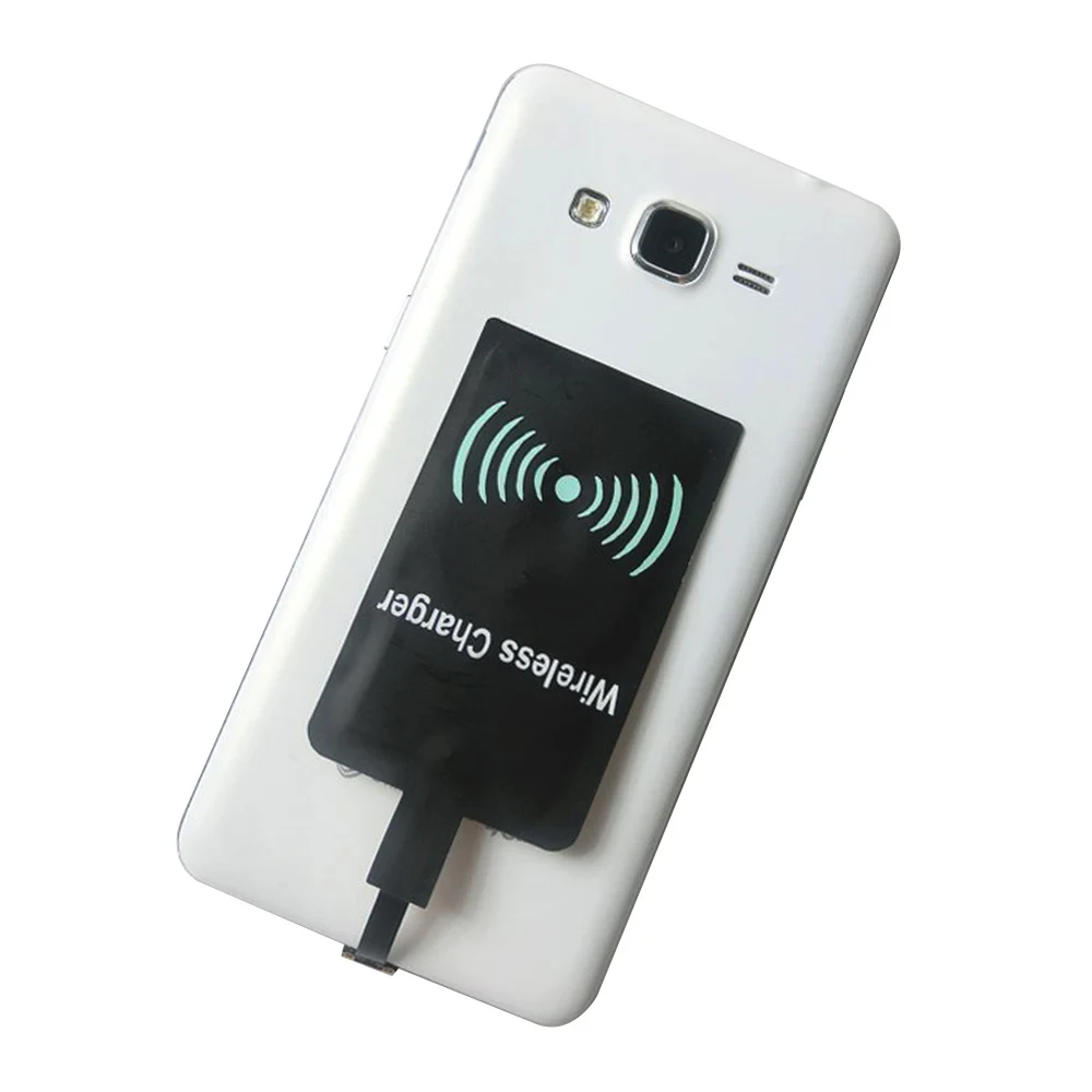 Для телефонов Micro USB Micro-B, портативное беспроводное зарядное устройство QI, модуль приемника, сменный беспроводной зарядный адаптер
