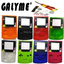 Galyme пластиковый корпус Чехол подходит для GameboyColor GBO DMG игровая консоль Posket Monsters версия W/аниме экран объектива