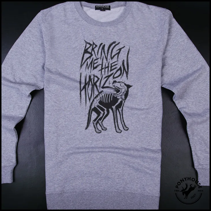 2015 h VUP JDQ &quotbringing ME THE HORIZON WOLF fleece men sweatshirt | Мужская одежда
