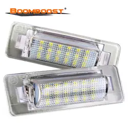 18 SMD 3528 SMD СВЕТОДИОДНЫЙ фонарь освещения номерного знака Лампы высокой Мощность Ошибок 2 шт. для Mercedes Benz W210 4D седан W202 4D седан Facelif