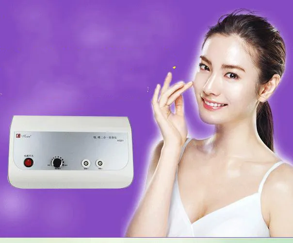 

Black + oxygen injection spray emulsion absorption family instruments absorption pore cleaning machine household cosmetic instru
