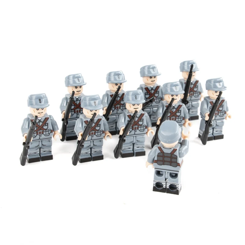 Preise Soldat Figur Bausteine Hut Helm Waffe 98K Gun SWAT Stadt Teile Polizei Ziegel Kompatibel Military Spielzeug für Kinder d019