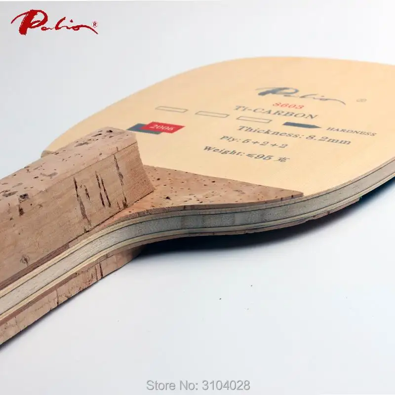 Палио официальный 8603 лезвие для настольного тенниса Ti carbon cypress wood JS Японский penhold