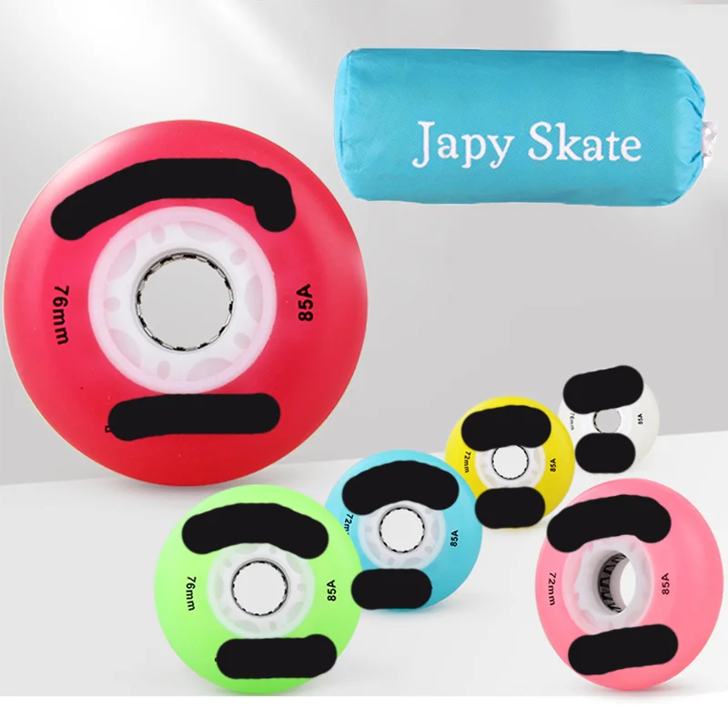

Japy Skate Original LED Flash Inline Skate Wheels LED Lighting Sliding Rollers 85A Slalom Sliding Patines Tires