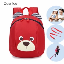 años de edad 1-3 Niños del bolso del bebé anti-perdida niño mochila animal lindo perro niños mochilas bolsa de la escuela jardín de infantes mochila escolar