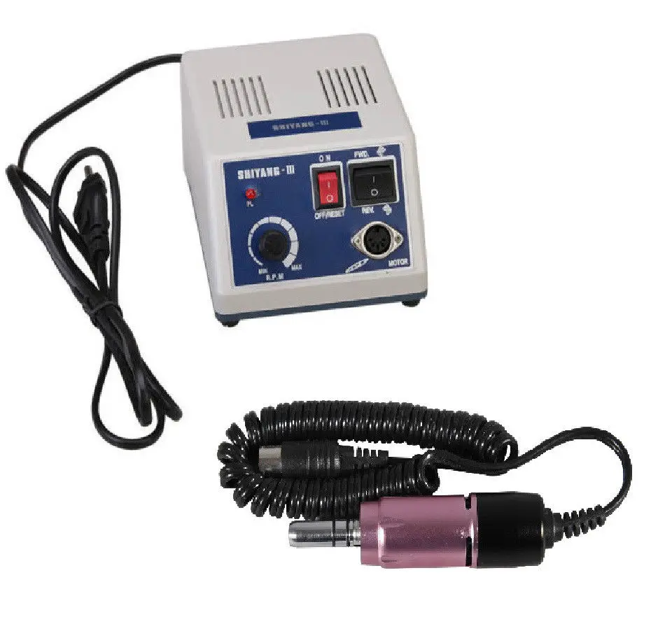 Free Shipping Dental Lab Marathon Micromotor Machine N3 + 35k Rpm Electric Motor Pink Dental