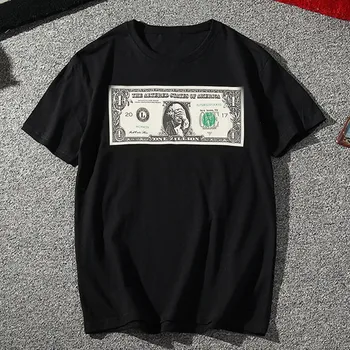 

Free shipping Summer plus size fat male t shirt men 8xl 6xl 7xl cotton o-neck collar hiphop short-sleeve t-shirt dollar print