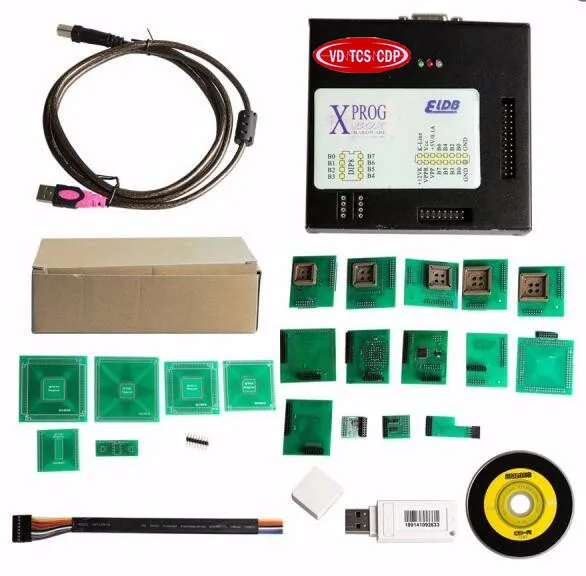 

Latest Version X-PROG V5.60 ECU Programmer XPROG-M with Full Set Adapters XPROG V5.6 X-PROG 5.60 with USB Dongle