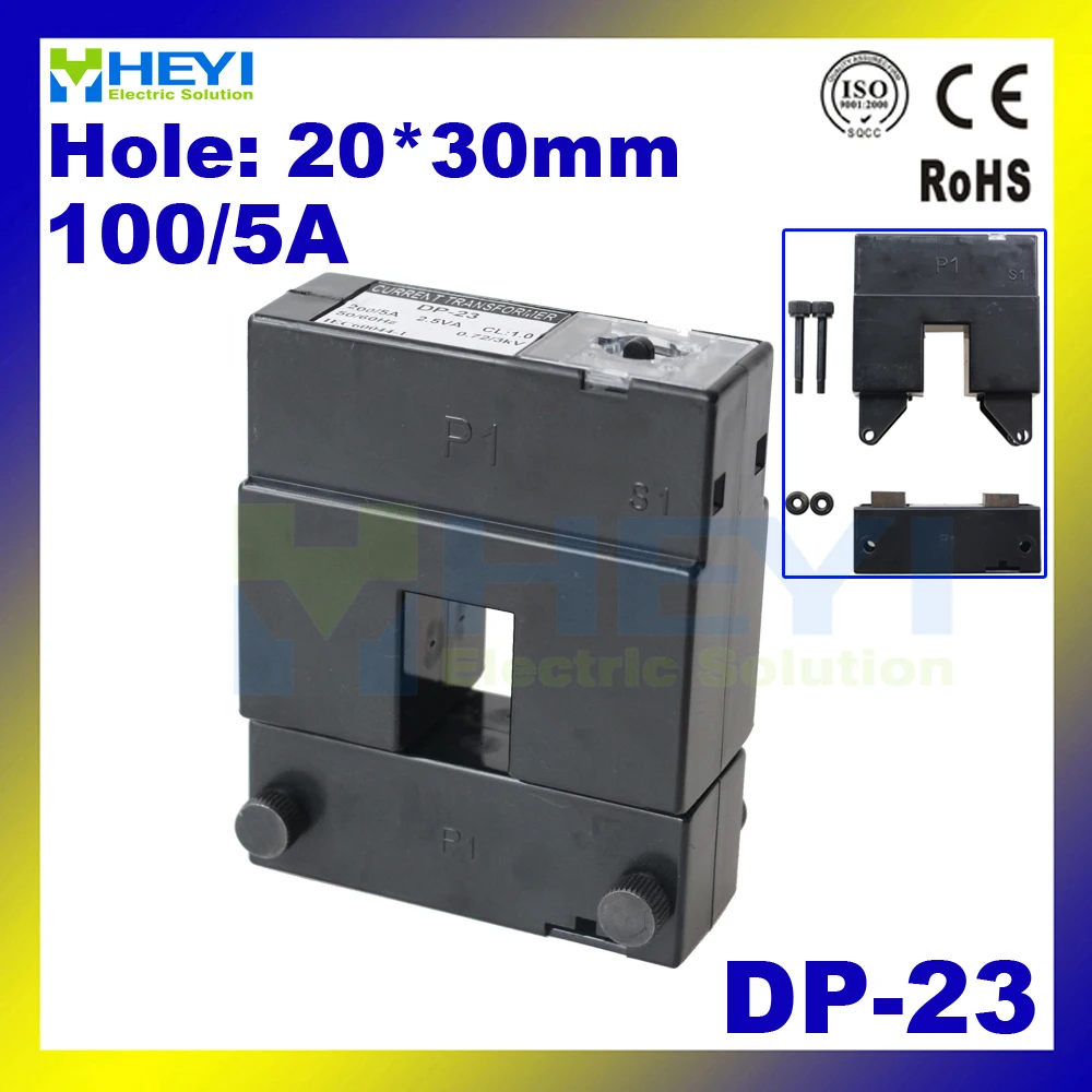 

split core current transformer Class 1.0 DP-23 100/5A open type current transformer split Bus bar current transformers
