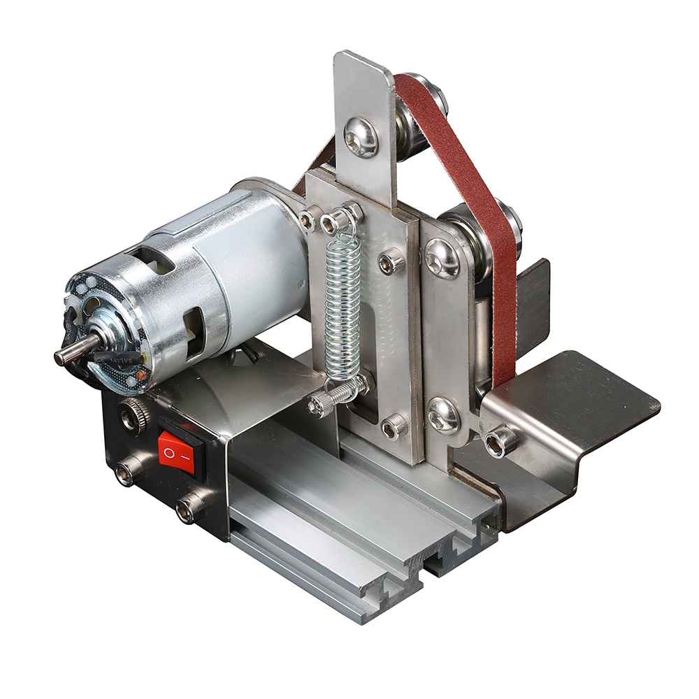 Многофункциональный Электрический ленточный шлифовальный станок Настольный ленточный шлифовальный станок шлифовальный мини-инструмент для полировки