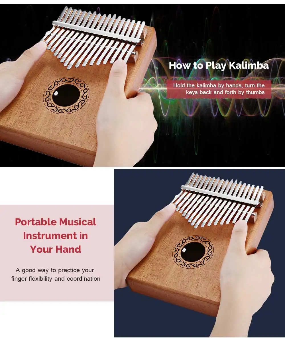 17-tone Kalimba Thumb Piano